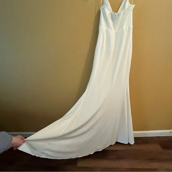 White Mermaid Dress Fashion Nova - Picture 8 of 16